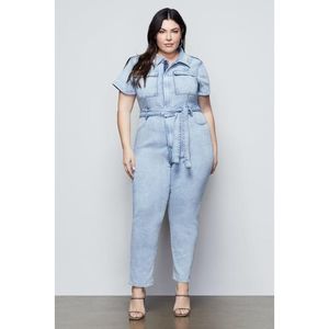 Good American Fit for Success Belted Jumpsuit XL